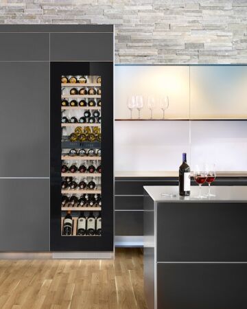 LIEBHERR EWTgb 3583 Siyah Cam Çerçeveli Ankastre Şarap Dolabı - 2