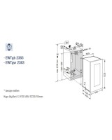 LIEBHERR EWTgw 2383 Beyaz Cam Çerçeveli Ankastre Şarap Dolabı - 7