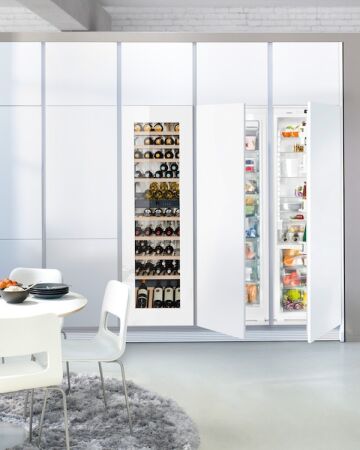 LIEBHERR EWTgw 3583 Beyaz Cam Çerçeveli Ankastre Şarap Dolabı - 2