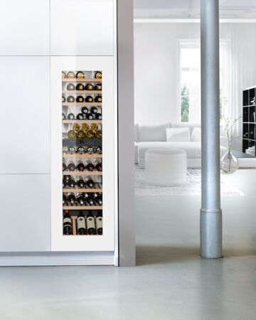 LIEBHERR EWTgw 3583 Beyaz Cam Çerçeveli Ankastre Şarap Dolabı - 3