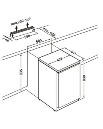 LIEBHERR FKUV 1613 Soğutucu Şişe Dolabı - 5