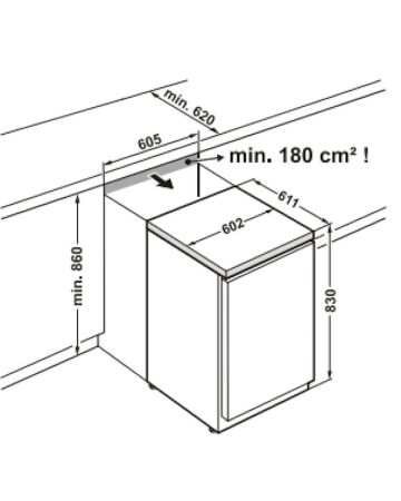 LIEBHERR FKUV 1613 Soğutucu Şişe Dolabı - 6