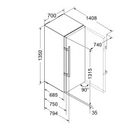 LIEBHERR GN 3835 Beyaz NoFrost Dondurucu - 8
