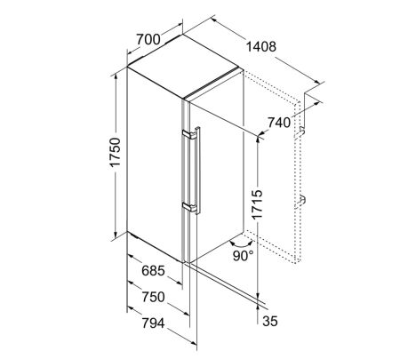 LIEBHERR GN 4635 Beyaz NoFrost Dondurucu - 8