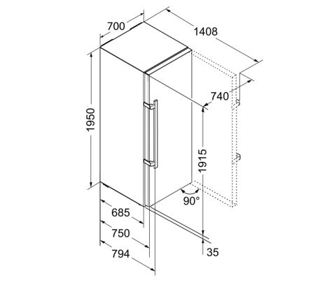 LIEBHERR GN 5275 Beyaz NoFrost Dondurucu - 9