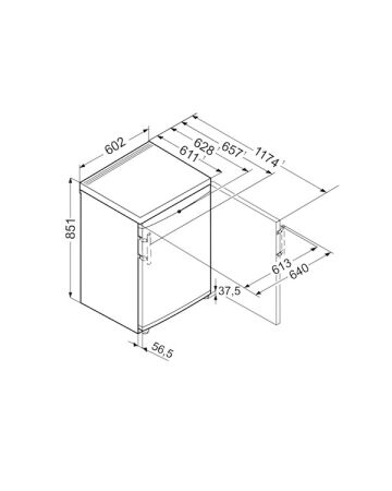 LIEBHERR GP 1476 Beyaz SmartFrost Dondurucu - 3