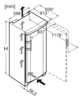 LIEBHERR GP 2033 Beyaz SmartFrost Dondurucu - 4