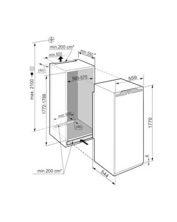 LIEBHERR SIGN 3556 Ankastre Dondurucu - 5
