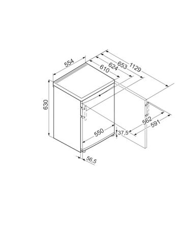 LIEBHERR TX 1021 Tezgah Altı Buzdolabı - 4
