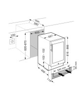 LIEBHERR UWKes 1752 Paslanmaz Çelik Çerçeveli Ankastre Şarap Dolabı - 10
