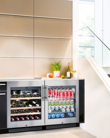 LIEBHERR UWKes 1752 Paslanmaz Çelik Çerçeveli Ankastre Şarap Dolabı - 3