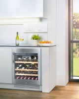 LIEBHERR UWKes 1752 Paslanmaz Çelik Çerçeveli Ankastre Şarap Dolabı - 4