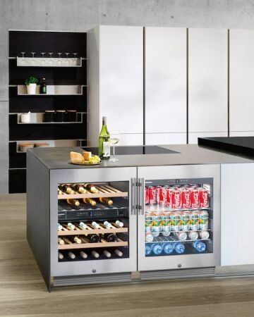 LIEBHERR UWTes 1672 Paslanmaz Çelik Çerçeveli Ankastre Şarap Dolabı - 5