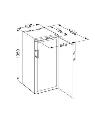 LIEBHERR WKb 3212 Solo Siyah Şarap Dolabı - 4