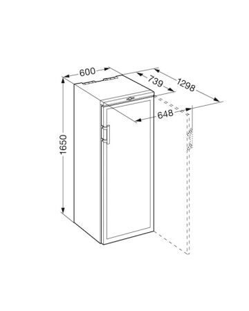 LIEBHERR WKb 4212 Solo Siyah Şarap Dolabı - 6
