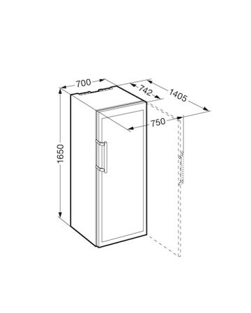LIEBHERR WKes 4552 Solo Paslanmaz Çelik Şarap Dolabı - 4