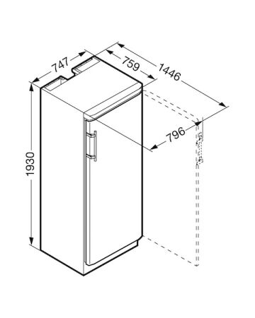 LIEBHERR WKt 6451 Solo Renkli Kapı Kahverengi Şarap Dolabı - 5