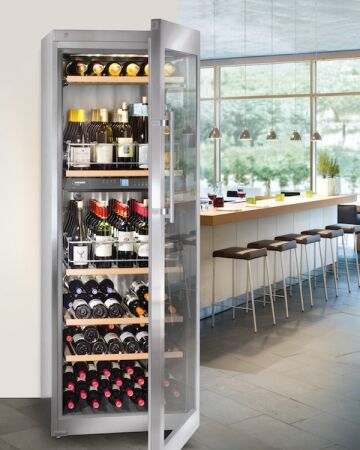 LIEBHERR WTpes 5972 Solo Paslanmaz Çelik Şarap Dolabı - 2