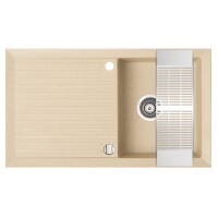 Marmorin CIRE 860 Metalik Siyah P_Z_016_11_0860_1_9289b2 Granit Evye 1 Gözlü 860mm Damlalıklı - Marmorin (1)