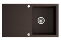 Marmorin DEBRA 840 Metalik Siyah P_Z_019_11_0840_5cde62 Granit Evye 1 Gözlü Damlalıklı - Marmorin