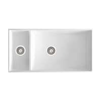 Marmorin OLWIN I 870 Metalik Siyah P_Z_063_50_0870_7d3b62 Granit Evye 1,5 Gözlü Damlalıksız - Marmorin