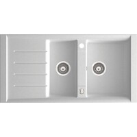 Marmorin PROFIR 1000 Metalik Siyah P_Z_071_51_1000_f21352 Granit Evye 1,5 Gözlü Damlalıklı - Marmorin