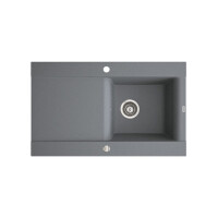 Marmorin VOGA II 840 Metalik Siyah P_Z_097_11_0840_c6ec12 Granit Evye 1 Gözlü Damlalıklı - Marmorin