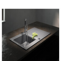 Marmorin VOGA II 840 Metalik Siyah P_Z_097_11_0840_c6ec12 Granit Evye 1 Gözlü Damlalıklı - Marmorin (1)