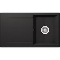 Schock Epure D-100 Nero Tezgahüstü 1 Göz Evye - 