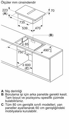 SIEMENS EH811BE15E iQ300 Davlumbaz Entegreli İndüksiyon Ocak - 8