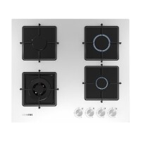 Siemens EN6C2HO12O iQ100 Ankastre Beyaz Cam Gazlı Ocak - Siemens