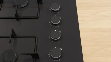 SIEMENS EO7C6PP30O iQ300 Ankastre Siyah Cam Gazlı Ocak - 2