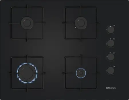 SIEMENS EO7C6PP30O iQ300 Ankastre Siyah Cam Gazlı Ocak - 1