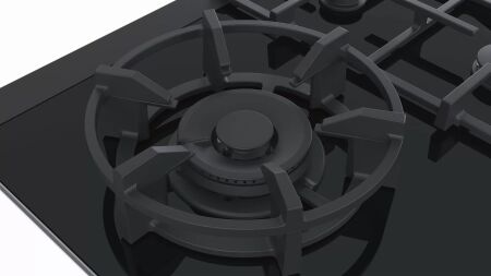 SIEMENS ER9A6SB70 90cm Ankastre Cam Seramik Üzeri Siyah Gazlı Ocak - 6