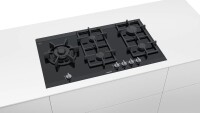 SIEMENS ER9A6SB70 90cm Ankastre Cam Seramik Üzeri Siyah Gazlı Ocak - 7