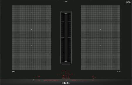 SIEMENS EX875LX67E iQ700 Davlumbaz Entegreli Siyah Indüksiyon Ocak - 1