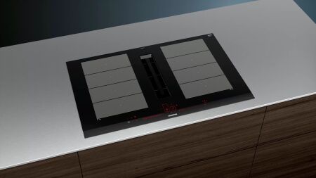 SIEMENS EX875LX67E iQ700 Davlumbaz Entegreli Siyah Indüksiyon Ocak - 6