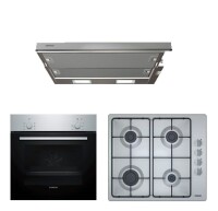 Siemens HB010FBR1T-EB6C5PB82O-LI63TCA11T Aspiratörlü Plus Ankastre Set - Siemens