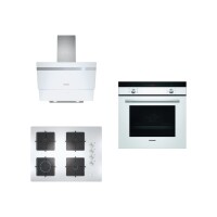 Siemens HB234FEW0T-EO7C2PO12O-LC65KA270T Elite Beyaz Ankastre Set 2 (67 Cm Ocaklı) - Siemens