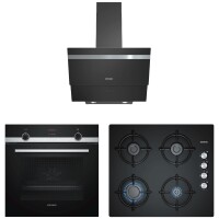 Siemens HB534FER0T-EO6C6PB11O-LC65KAJ60T Prime Siyah Ankastre Set 5 (60 Cm Ocaklı) - Siemens