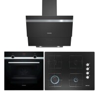 Siemens HB534FER0T-EO7C6PO12O-LC65KAJ60T Prime Siyah Ankastre Set 5 (67 Cm Ocaklı) - Siemens
