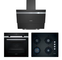 Siemens HB557JYS0T-EO6C6PB11O-LC65KA670T Prime Siyah Ankastre Set 6 (60 Cm Ocaklı) - Siemens