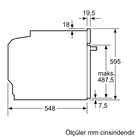 SIEMENS HB776G1B1 iQ700 Ankastre Fırın 60 x 60 cm Siyah - 3