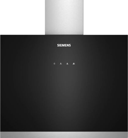 SIEMENS LC67FCK60T iQ500 60 cm Duvar Tipi Siyah Cam Davlumbaz - 1