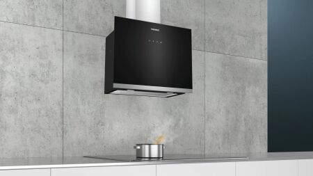 SIEMENS LC67FCK60T iQ500 60 cm Duvar Tipi Siyah Cam Davlumbaz - 4