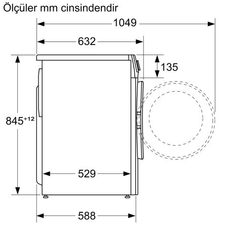 SIEMENS WG42A2X3TR IQ300 9 KG Çamaşır Makinesi - 8