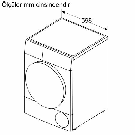 SIEMENS WQ45B2A0TR iQ700 9 Kg Çamaşır Kurutma Makinesi - 4
