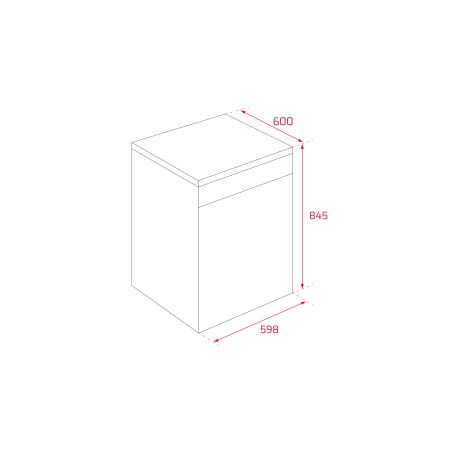 TEKA DFS 76850 SS 60 cm Solo Bulaşık Makinesi - 8