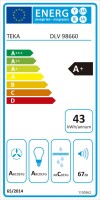 TEKA DLV 98660 BK TOS 90 cm Siyah Cam Tasarım Duvar Tipi Davlumbaz - 9