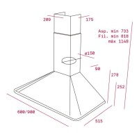 TEKA DOS 90.2 VN Davlumbaz Vanilla Bej 90cm Country - 6